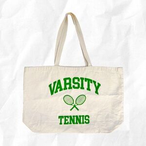 Urban Outfitters Altru Apparel Varsity Tennis Tote Bag
